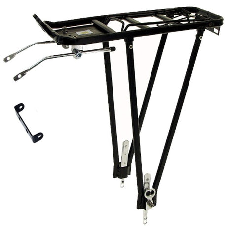 Rack de equipaje M-Wave Universal, aluminio negro 26 28 pulgadas (paquete colgante)