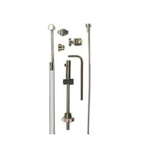 Elvedes kit de cables freno trasero extremo roscado plata 6269