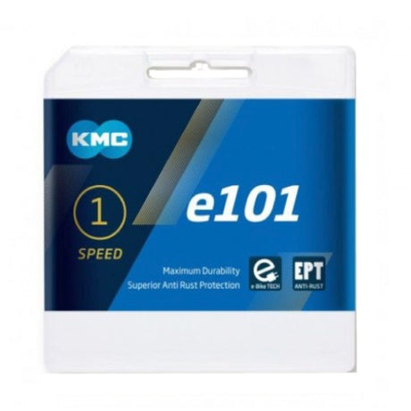 KMC E101 Cadena de bicicletas EPT 112 Schakels - Plata