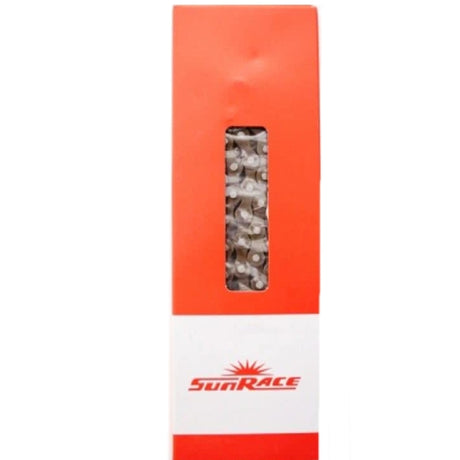 Sunrace CNS10 Cadena de bicicletas 1 2x1 8 112L Negro