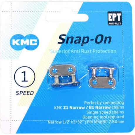 KMC estrecho 3 32 kmc de enlace de cadena, plata, 3 32 EPT estrecho, 2 piezas