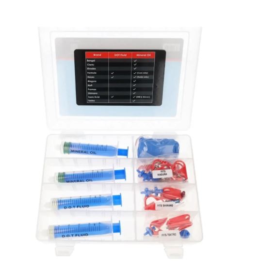 Pieza de freno Elvedes. kit de desaireación hidráulica universal para reemplazar el fluido mineral dot