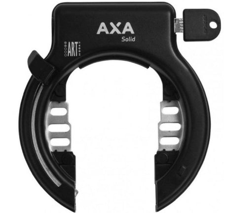AXA Solid Frameslot -Art 2, negro, alta calidad, anti -drill, 10 nivel de seguridad