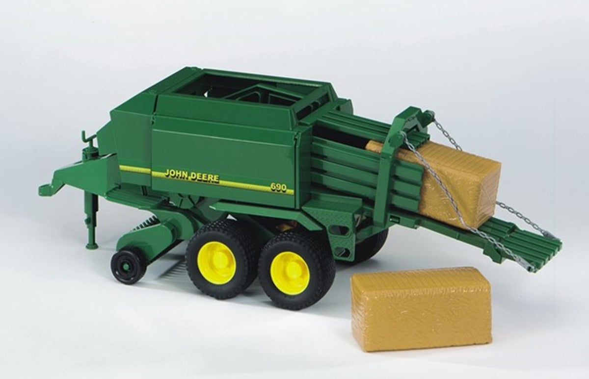 Juguetes más bruscos | vehículos en miniatura - empacadora john deere (02017)