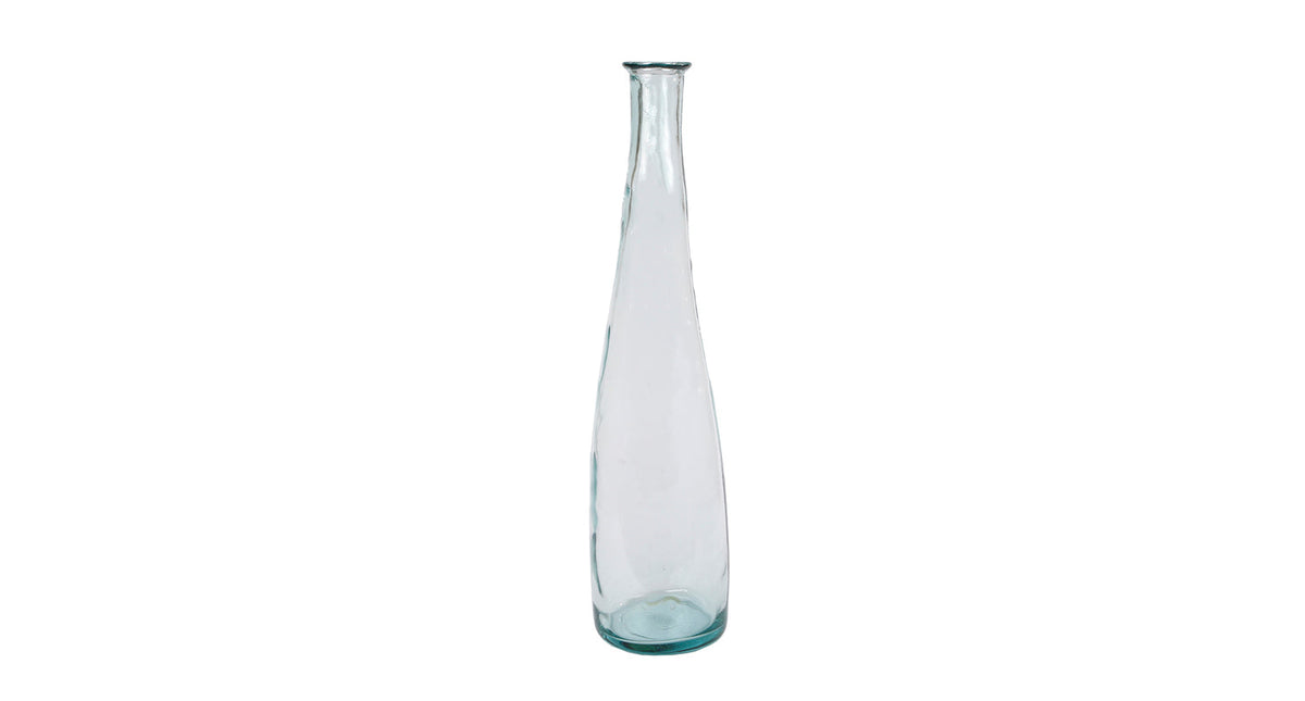 Vaas glas blues 18x80 cm