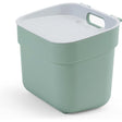Curver contenedor de basura listo para recoger - residuos orgánicos - 5l verde gris claro