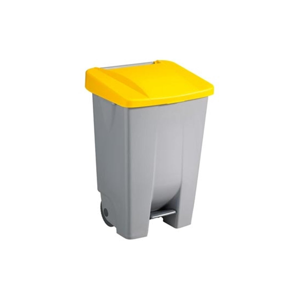 Sunware cubo de basura basic 60 litros con ruedas 49x38x70 cm