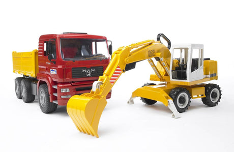 Camión Bruder 2751 con grúa liebherr