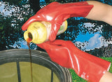 Keron productos guante pvc rojo 35cm