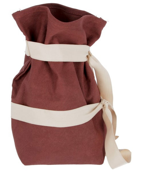 Bolsa con garras lino 37cm.