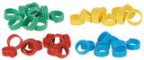 anillos de pollo 16mm rojo 20 piezas