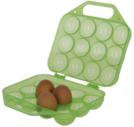 Kerbl Products soporte para huevos de plástico para 12 huevos verde