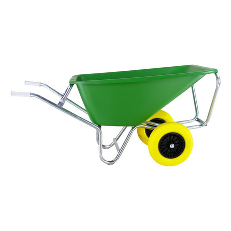 Fort productos carretilla f s 165l contenedor HDPE verde 2 ruedas nunca más gotea
