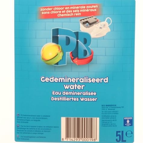 Productos agua desmineralizada 5 litros