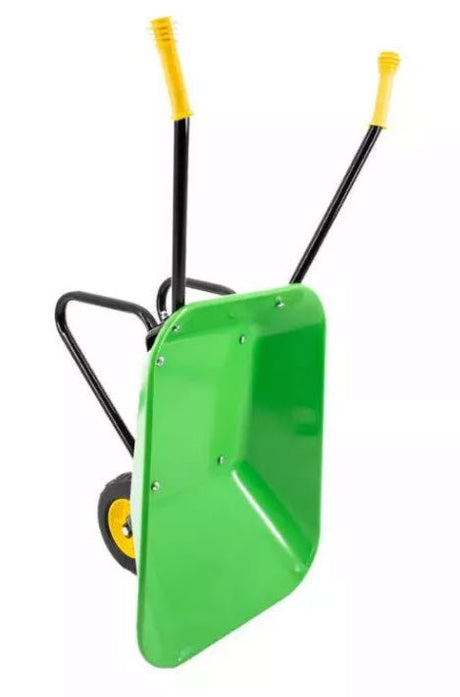 MM Products carretilla infantil contenedor metálico verde