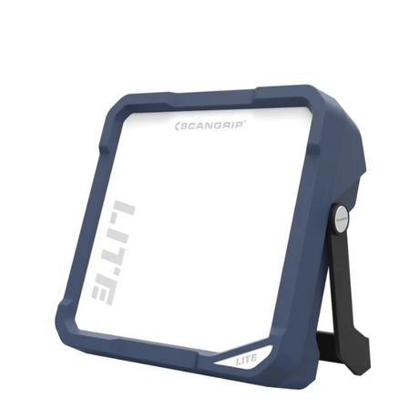 Lámpara de construcción scangrip 03.5673 gris vega lite compact