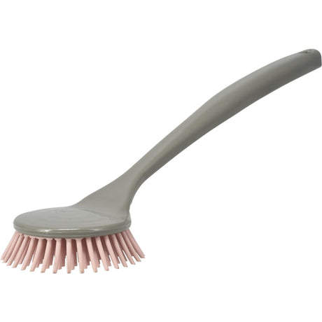 Excelente cepillo para lavar platos de plástico para artículos para el hogar con cepillo de silicona