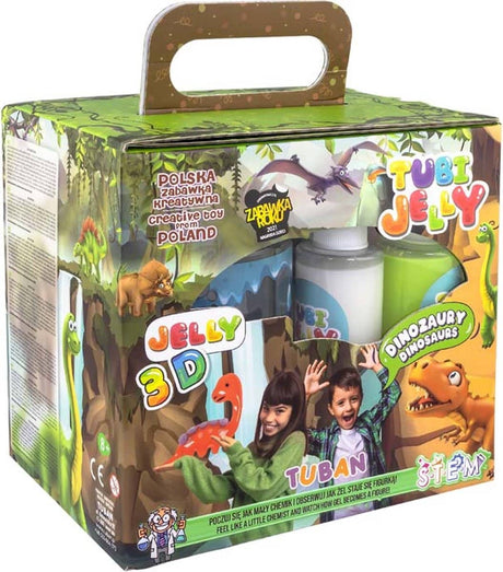Tuban - set de gelatina tubi con 6 colores y acuario pequeño – Mar