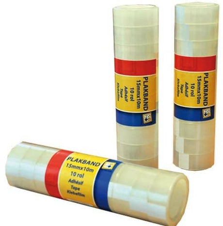 Rollos de cinta adhesiva Verhaak Soho de 15 mm de ancho, 10 unidades