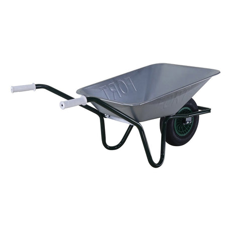 Fort Products carretilla de jardín contenedor galvanizado 85l base gel