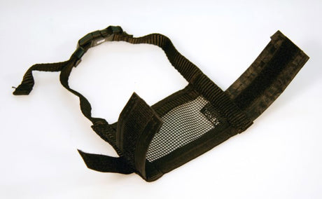 Productos bozal de nylon perro talla XL negro