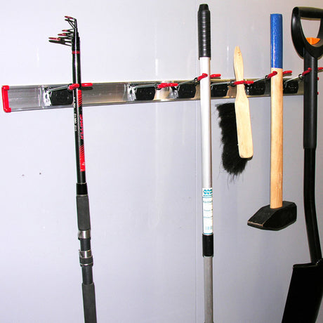 Productos carril portaherramientas bruns aluminio 100cm