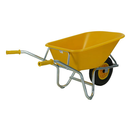 Carretilla Fort Products 100l amarilla tipo pe100
