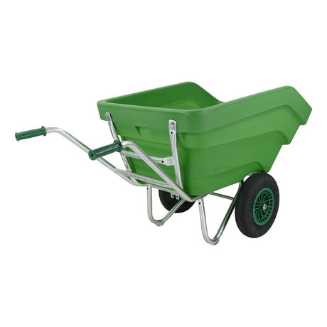 Carretilla basculante Fort Products f s 300l verde 2 ruedas de aire
