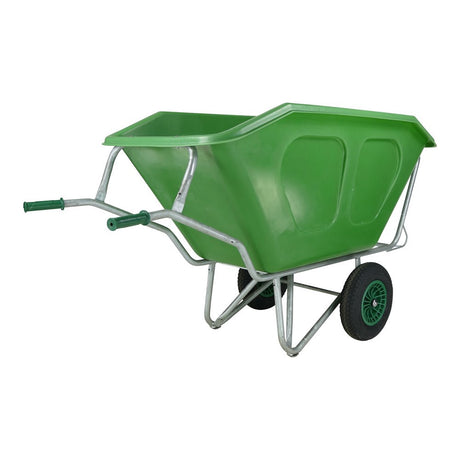 Carretilla Fort Products f s 500l base galvanizada verde 2 ruedas de aire