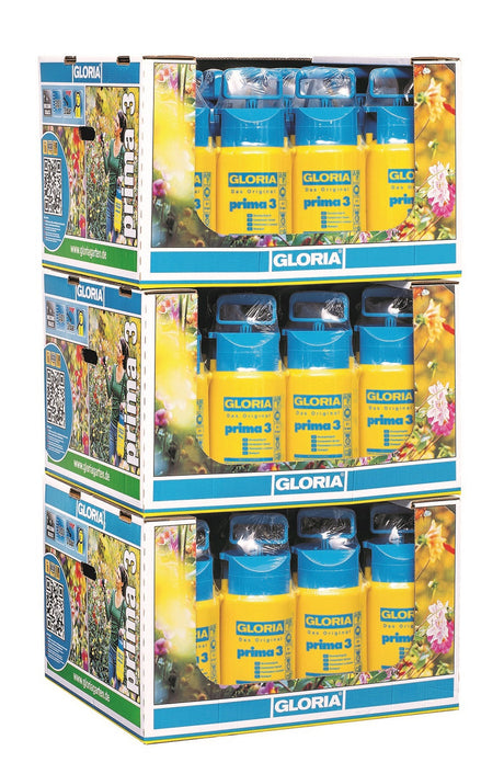 Gloria productos pulverizador a presión fino 3 nudos 3 litros en display