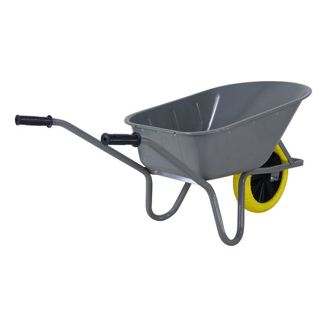 Productos Altrad carretilla solid 80 completa pintada gris más rueda