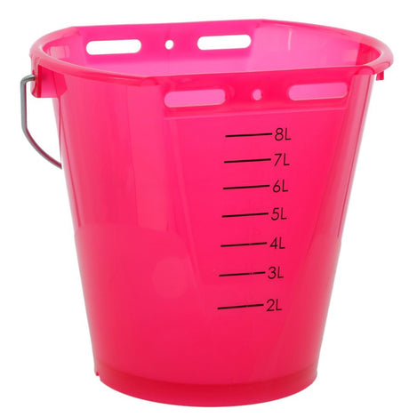 Productos cubo para terneros plástico aplanado desnudo rosa transparente