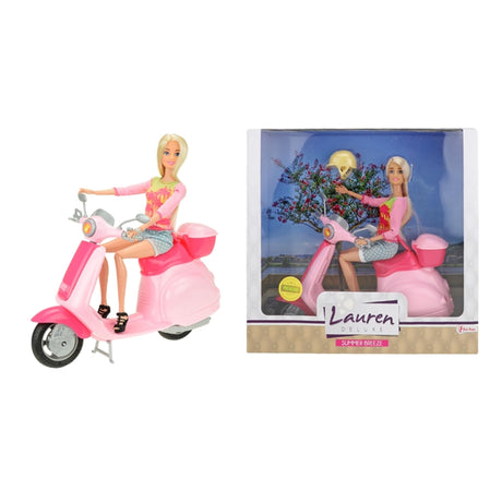 Toi-toys toi toys lauren muñeca adolescente en scooter