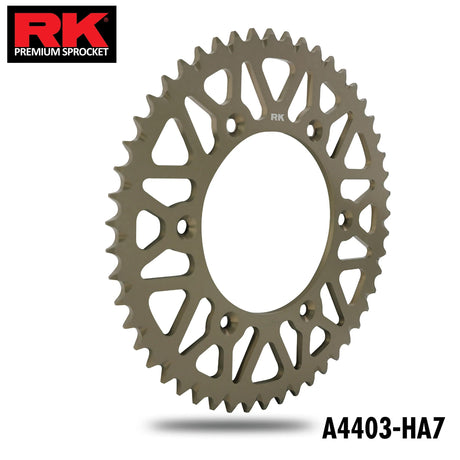 Rueda cadena rk 520 50z alu go anodizado duro