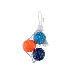Aro houseware pelotas de playa de red de 40 mm con 3 piezas colores surtidos