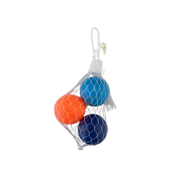 Aro houseware pelotas de playa de red de 40 mm con 3 piezas colores surtidos