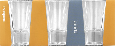 Vaso de chupito Montana puro 3 piezas 40ml