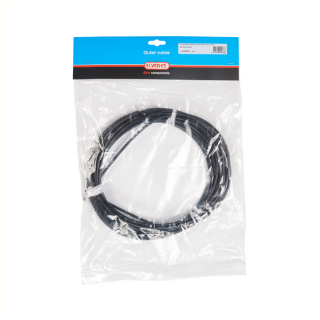REM Elvedes de cable externo con revestimiento Ø5.0 mm 10 metros - negro (rollo)