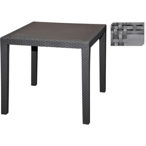 Pro garden mesa de jardín king 80x80cm mesa de jardín king 80x80cm