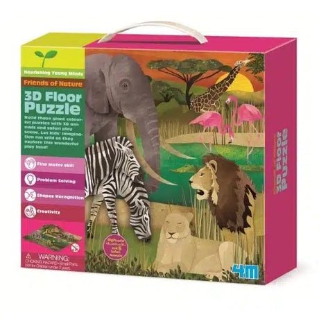 Kits de pensamiento de presa rompecabezas de piso safari 3d