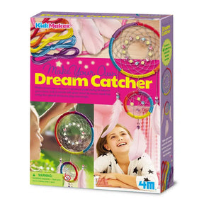 Manualidades de 4 m - tu propio atrapasueños - kidzmaker - paquete de pasatiempos - multicolor - 5+