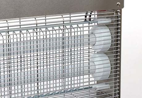 Ecokill productos caja mosca eléctrica acero inoxidable ipx4 2 x 15w