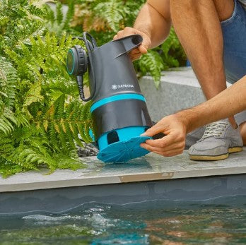 Gardena juego de agua alta 20000 (turquesa gris oscuro, 09019-47)