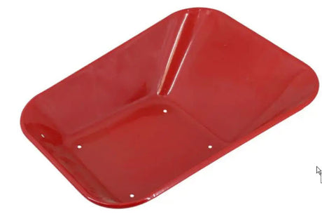 MM Products carretilla infantil contenedor metálico rojo