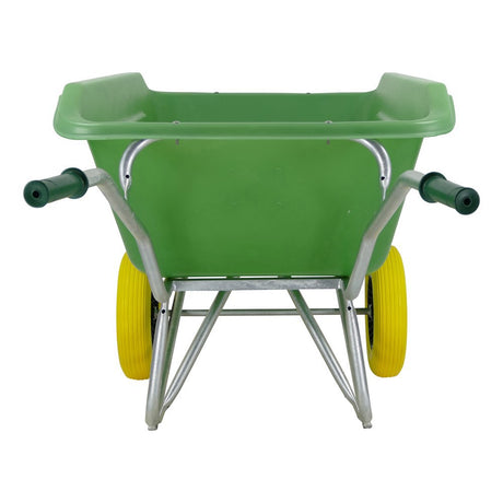 Fort productos carretilla f s 350l verde base galvanizada rueda 2 mm