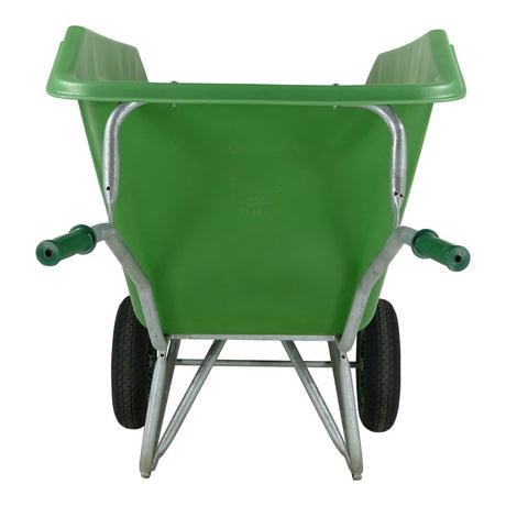 Carretilla Fort Products f s 500l base galvanizada verde 2 ruedas de aire