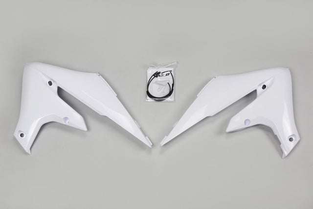 Ufo plast kühlerabdeckung cubre radiador ufo yamaha blanco