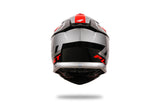 Ufo plast casco motocross intrepid casco interpid m gris