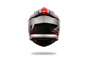 Ufo plast casco motocross intrepid casco interpid m gris