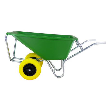 Fort productos carretilla f s 165l contenedor HDPE verde 2 ruedas nunca más gotea